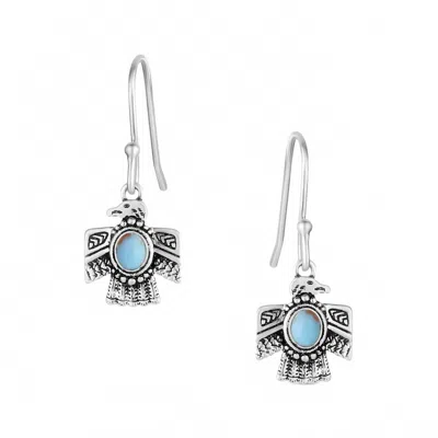 Montana Silversmiths Women's Spirit Of The Sky Earrings In Turquoise In Silver