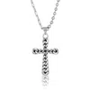 Montana Silversmiths Women's Strongly Linked Cross Pendant Necklace In Silver In Metallic
