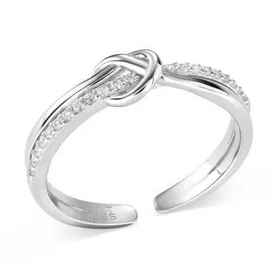 Montana Silversmiths Women's Tied To You Ring In Silver In Metallic