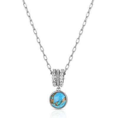 Montana Silversmiths Women's Trailing Necklace In Turquoise In Metallic