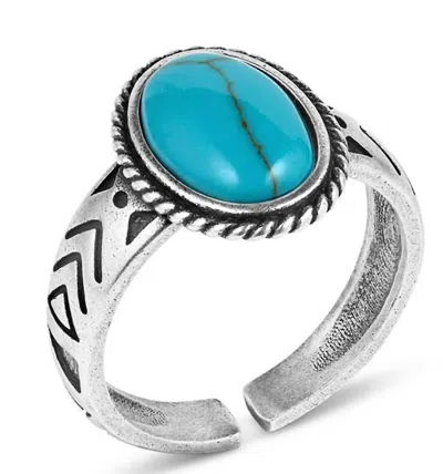 Montana Silversmiths Women's Uncovered Beauty Ring In Silver/turquoise In Multi