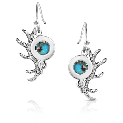 Montana Silversmiths Women's Whisper Earrings In Turquoise In Multi
