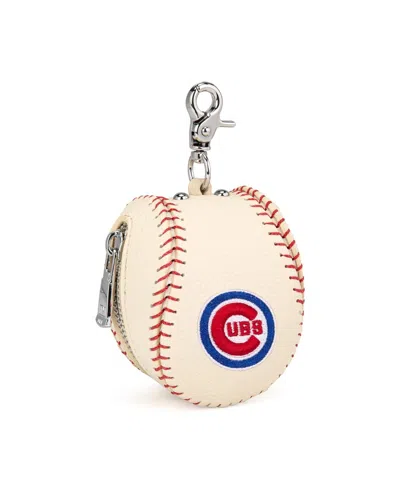 Montana West Chicago Cubs Baseball Bag Charm In Gray