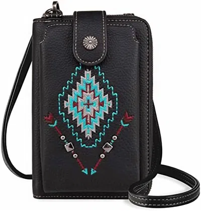 Montana West Crossbody Cellphone Purse In Black