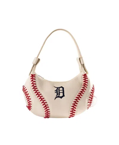 Montana West Detroit Tigers Shoulder Hobo Bag In Sand