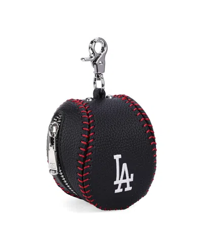 Montana West Los Angeles Dodgers Baseball Bag Charm In Black