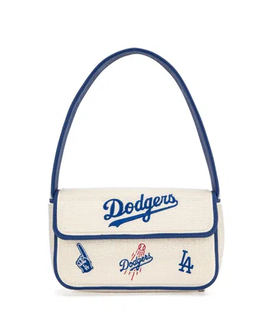 Montana West Los Angeles Dodgers Beaded Bag In Blue