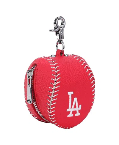 Montana West Los Angeles Dodgers Charm Baseball Bag In Red