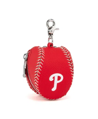 Montana West Philadelphia Phillies Charm Baseball Bag In Red