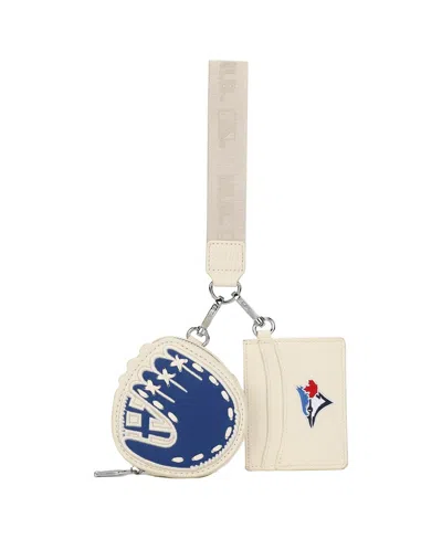 Montana West Toronto Blue Jays Glove Wallet Wristlet In White