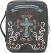 Montana West Unisex I Can Do All Things Bible Case In Grey In Gray
