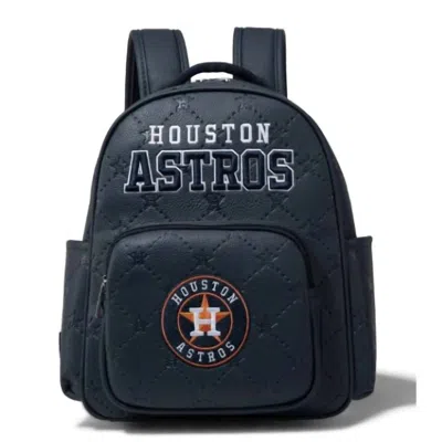 Montana West Unisex Mlb Houston Astros Leather Backpack In Navy In Blue