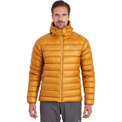 Pre-owned Montané Montane Alpine 850 Lite Hooded Down Jacket - Men's In Flame Orange