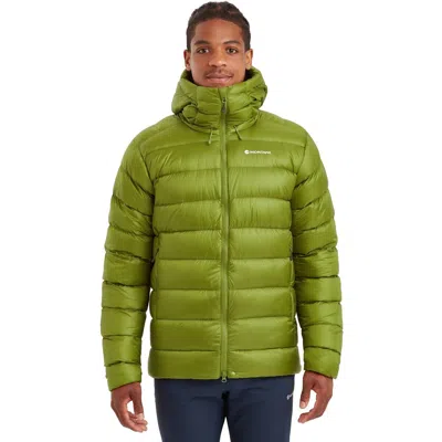 Pre-owned Montané Montane Anti-freeze Xt Hooded Down Jacket - Men's In Alder Green