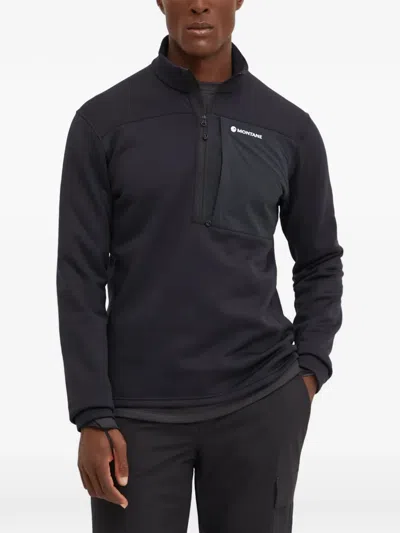Montané Fury Xt Logo-print Half-zip Sweatshirt In Black