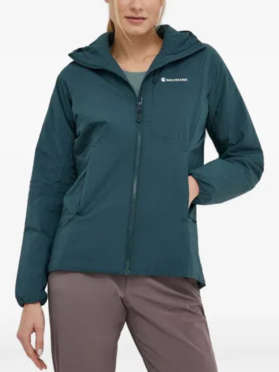 Montané Hooded Logo-print Jacket In Blue