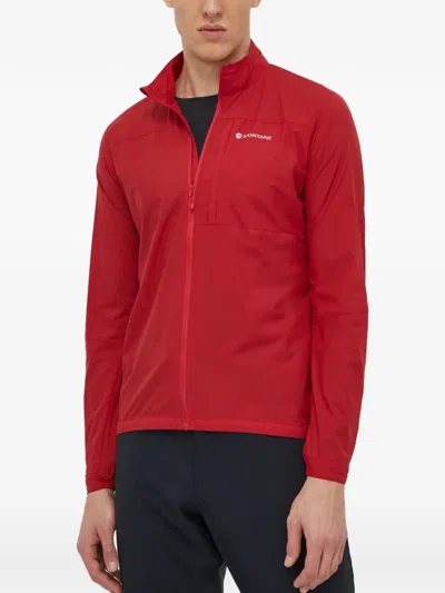 Montané Logo-print Zip-up Performance Jacket In Red