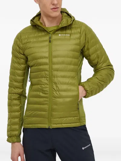 Montané Quilted Hooded Jacket In Green