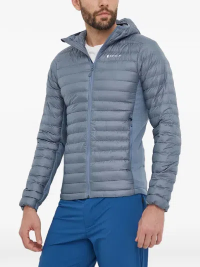 Montané Quilted Hooded Performance Jacket In Blue