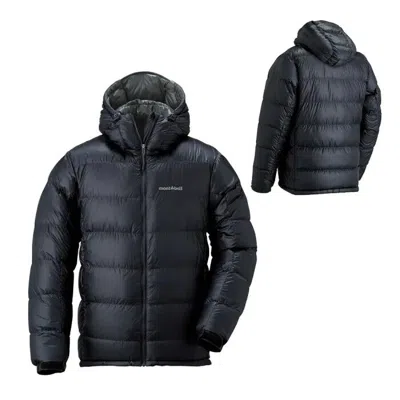 Pre-owned Montbell Alpine Down Hoodie Jacket 800 Fill Power Ex Down Zipper 4color Men's In Black