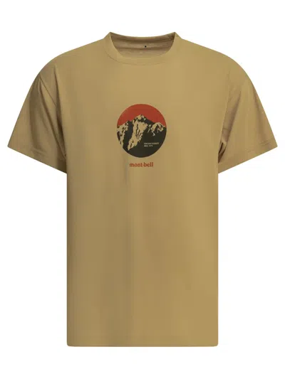 Montbell Graphic-print T-shirt In Green