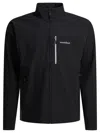 Montbell Black Nylon Polyurethane Jacket In Black