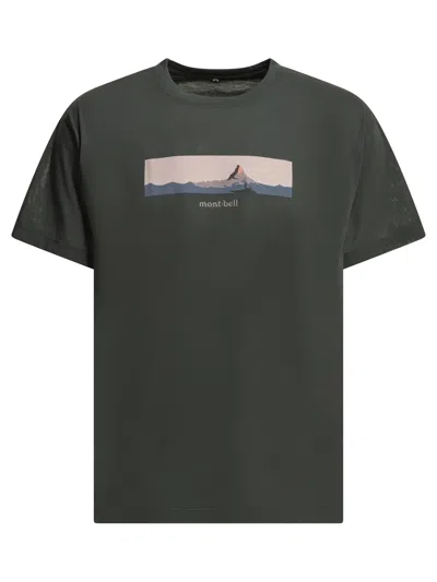 Montbell Wickron Matterhorn T-shirt In Green