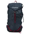 Montbell Blue Nylon Backpack In Blue