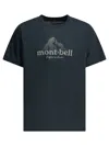 Montbell Blue Polyester T-shirt In Blue