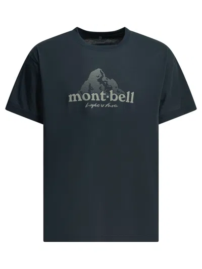 Montbell Blue Polyester T-shirt
