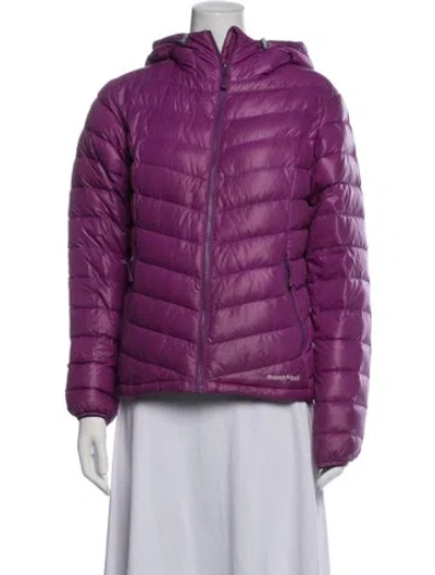 Pre-owned Montbell Down Jacket In Purple