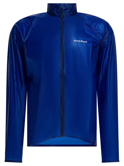Montbell Logo Regular-fit Jacket In Blue