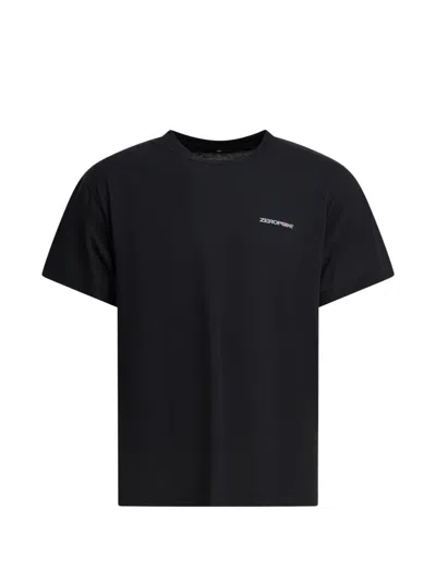 Montbell Wickron T Zero Point Crack T-shirts Black