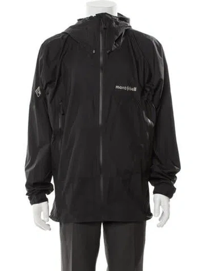 Pre-owned Montbell Graphic Print Windbreaker In Gray