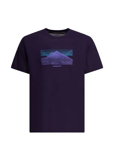 Montbell Wickron T Geography T-shirts Purple