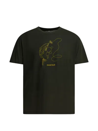 Montbell Graphic T-shirt In Black