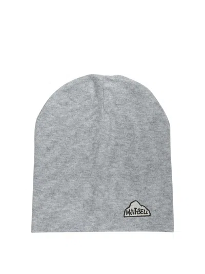 Montbell Grey Polyester Acrylic Hat In Gray