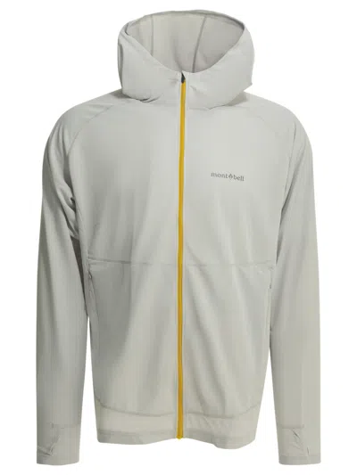 Montbell Grey Polyester Sweatshirt In Gray