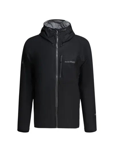 Montbell Hooded Zip Jacket In Black