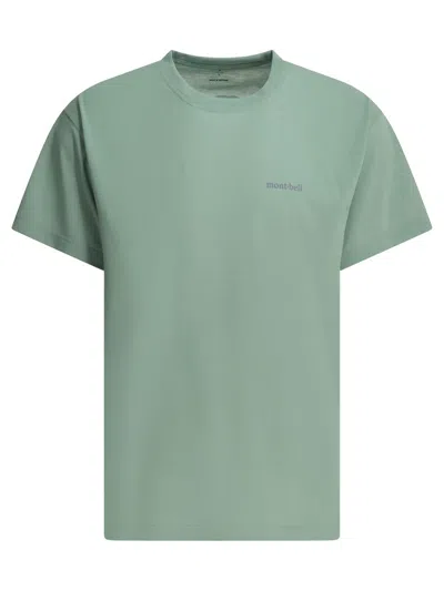 Montbell Graphic-print T-shirt In Green