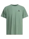 Montbell Light Blue Polyester T-shirt In Green