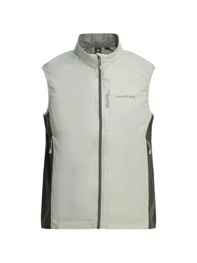 MONTBELL LOGO-EMBROIDERED ZIP-UP GILET