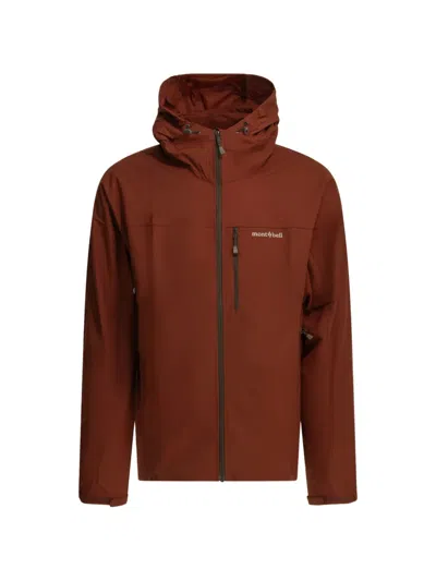 Montbell O.d. Hooded Zip-up Jacket In Red