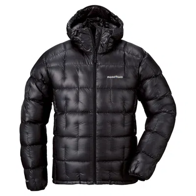Pre-owned Montbell Plasma 1000 Alpine Down Hoodie Navy Red Black Lightweight Insulation