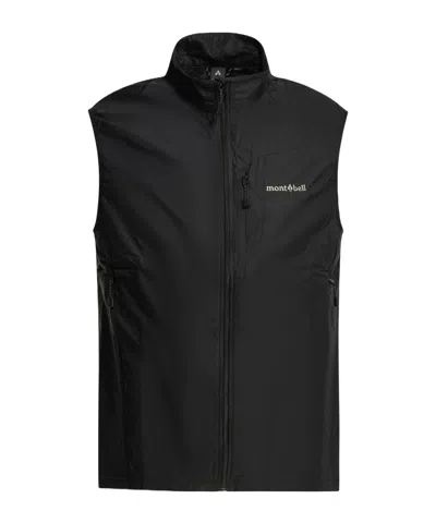Montbell Stand-collar Vest In Animal Print