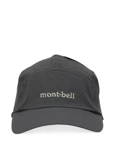 Montbell Stretch O.d. Logo-embroidered Panelled Cap In Gray