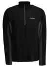 Montbell Black Wool Polyester Sweatshirt In Black