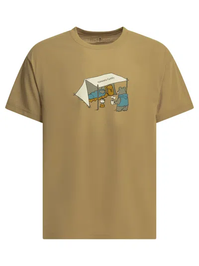 Montbell Beige Polyester T-shirt In Brown