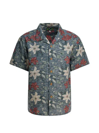 Montbell Take Loha Shirt In Blue