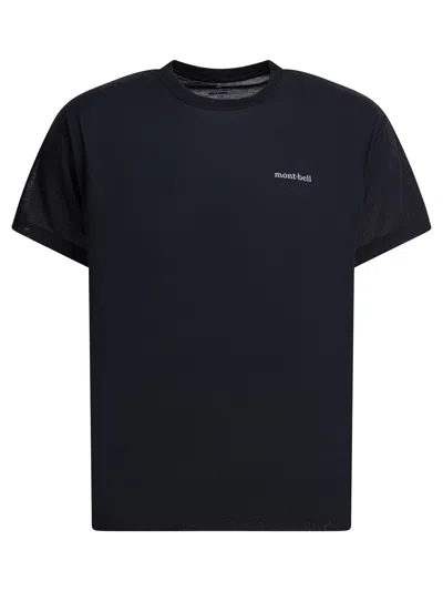 Montbell Wickron T One Point T-shirts Black